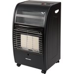 60-0022, Обогреватель инфракрасный газовый для дома, 4,2кВт, для баллона 27л, черный