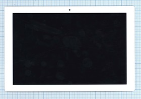 Фото 1/2 Дисплей (экран) в сборе с тачскрином для Sony Xperia Tablet Z4 белый