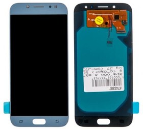 (J730F) дисплей в сборе с тачскрином (модуль) для Samsung Galaxy J7 (SM-J730F) голубой (2017) OLED