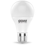 Умная Wi-fi лампочка Gauss, Smart Light RGBW E27 A60 8,5 Вт 2700-6500K ...