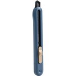 Нож канцелярский Deli ENS063-BL Nusign шир.лез.9мм фиксатор сталь синий