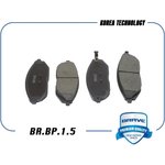 BR.BP.1.5, Колодки тормозные Chevrolet Spark (M300) 10- передние Brave