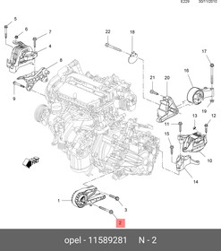 11589281, болт м10