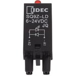 SQ9Z-LD, Relay Sockets & Hardware SQ Socket Plug-in LED/Diode 6-