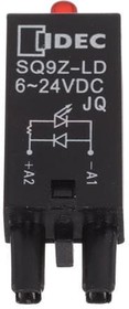 SQ9Z-LD, Relay Sockets & Hardware SQ Socket Plug-in LED/Diode 6-
