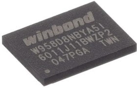W958D8NBYA5I TR, DRAM 256Mb HyperRAM x8, 200MHz, Ind temp, 1.8V, T&R