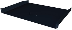 Фото 1/2 ETA0119, Black Cantilever Shelf, 1U, 443mm x 300mm