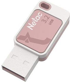 Фото 1/3 Флеш Диск Netac 64Gb UA31 NT03UA31N-064G-20PK USB2.0 розовый