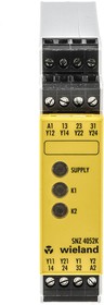 Фото 1/6 R1.188.0530.1, Dual-Channel Two Hand Control Safety Relay, 24V ac/dc, 2 Safety Contacts