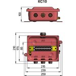 Коробка Кс-10 с латунными сальниками ( 4шт. сальника) zeta30335