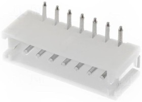 Фото 1/2 B7B-ZR-SM4 TF (LF) (SN), ZH Series Top Entry Surface Mount PCB Header, 7 Contact(s), 1.5mm Pitch, 1 Row(s), Shrouded