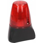 LEDA100-01-02, Сигнализатор: светозвуковой, 10-17ВDC, 10-17ВAC, 8x LED, красный