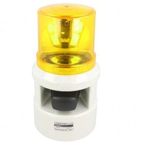 Фото 1/2 S100DLR-WS-24-A, Сигнализатор: светозвуковой, 24ВDC, LED, янтарный, IP54, 105дБ