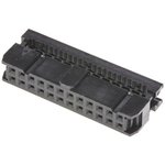 T812124A100CEU, 24-Way IDC Connector Socket for Cable Mount, 2-Row