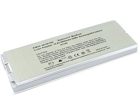 Аккумуляторная батарея для ноутбука Apple MacBook A1185 55Wh белая OEM