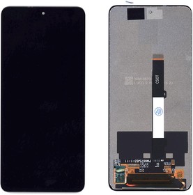 Дисплей (модуль) для Xiaomi Poco X3 NFC, Poco X3, Mi 10T Lite в сборе с тачсрином черный