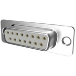 DD50S064TLF, D-Sub Receptacle - 50 Position - 3 Rows - 5 (DD - D) Shell Size - ...