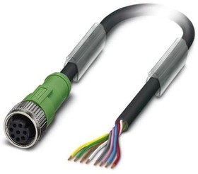 1415724, Sensor Cables / Actuator Cables SAC-8P-1 5-PVC/M12FS