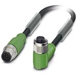 1523049, Sensor Cables / Actuator Cables SAC-8P-M12MS/ 3.0- PUR/M12FR SH