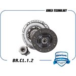 BR.CL.1.2, Сцепление Chevrolet Aveo (T250, T255) 1,4 16 клапанов, Rezzo с подшипником