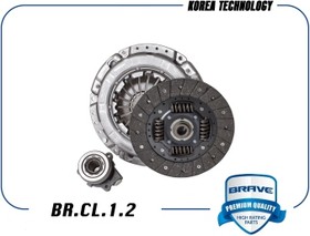 Фото 1/2 BRCL12 Сцепление в сборе (корзина+диск+выжимной) 96407628 Lacetti 1.4, 1.6 DOHC BR.CL.1