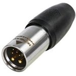 NC10MX-TOP, XLR Connectors Cable end TOP series 10 pin M - nickel/gold