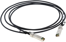 Фото 1/3 Кабель FT-SFP28-CabP-AWG26-3, DAC Copper cable, 25G, SFP28 -to- SFP28, 26AWG витая пара, 3M