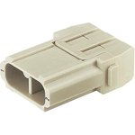 09 14 002 3002, Connector Han, 2 Poles, Crimp, Plug