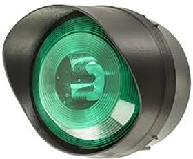 Фото 1/2 LED-TL-05-04, LED TL Series Green Steady Beacon, 40 380 V dc, 85 280 V ac, Surface Mount, Wall Mount, LED