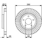 0 986 479 V48, 0986479V48_диск тормозной передний\ Nissan Pathfinder