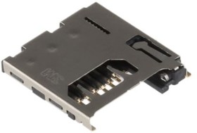 Фото 1/5 2908-05WB-MG, Memory Card Connectors MICROSD 8P P/P SMT POLARIZED