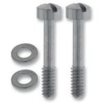 3342-2-BULK, Connector Accessories Jack Screw Kit Straight Steel Zinc Over Clear ...