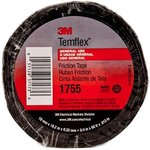 1755-3/4X60FT, Temflex 1755 Cloth Tape, 18m x 19.1mm, Black, Rubber Finish