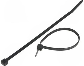 Фото 1/7 Кабельная стяжка цвет черный, устойчивая к воздействию УФ-лучей, 290x3,6 мм, 100 шт. BM-N2936