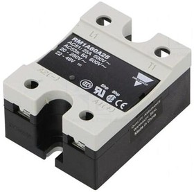 Фото 1/3 RM1A60A25, Solid State Relays - Industrial Mount SSR ZS 600V 25A 24-265 VAC LED