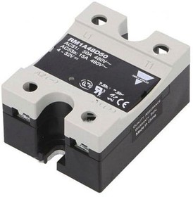 Фото 1/7 Solid state relay, 4-32 VDC, zero voltage switching, 480 VAC, 50 A, PCB mounting, RM1A48D50
