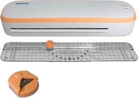 Фото 1/10 Ламинатор Office Kit L2307R белый/оранжевый A4 (60-125мкм) 27.8см/мин (2вал.) лам.фото