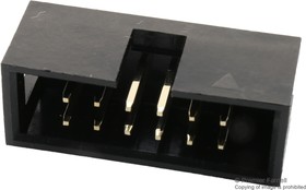 Фото 1/2 MC-254-12-00-ST-DIP, Pin Header, Wire-to-Board, 2.54 мм, 2 ряд(-ов), 12 контакт(-ов), Сквозное Отверстие