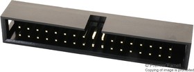 Фото 1/2 MC-254-34-00-ST-DIP, Pin Header, Wire-to-Board, 2.54 мм, 2 ряд(-ов), 34 контакт(-ов), Сквозное Отверстие