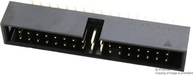 Фото 1/2 MC-254-34-00-RA-DIP, Pin Header, Wire-to-Board, 2.54 мм, 2 ряд(-ов), 34 контакт(-ов), Through Hole Right Angle, MC 254