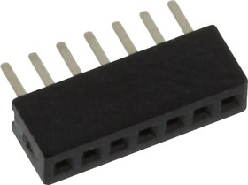 MC-SVT1-S07-G, PCB Receptacle, Плата - к - плате, 1.27 мм, 1 ряд(-ов), 7 контакт(-ов)