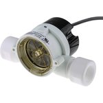 155481BSPP, RFO Series RotorFlow Electronic Flow Sensor for Liquid, 15 L/min Min, 75 L/min Max