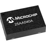 25AA040A-I/MS, 4kbit Serial EEPROM Memory, 50ns 8-Pin MSOP, PDIP, SOIC, TSS ...