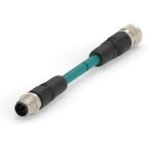 TAD1453A201-020, Ethernet Cables / Networking Cables M12D4-MS-FS-TPE- 24SH-TEAL-2.0M