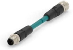 TAD1453A201-020, Ethernet Cables / Networking Cables M12D4-MS-FS-TPE- 24SH-TEAL-2.0M