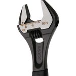 9071, Adjustable Spanner, 208 mm Overall, 27mm Jaw Capacity, Plastic Handle