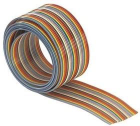 Фото 1/2 09180347005, Flat Cables COLOUR COD FLAT CBL 34WIRE 100 FT/REEL