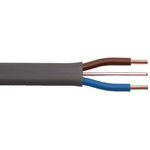 20147748, 2+E Core Power Cable, 2.5 mm², 100m, Grey PVC Sheath, Twin & Earth, 27 A, 500 V