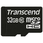 TS32GUSDC10, Memory Card, microSD, 32GB, 90MB/s, 30MB/s, Black