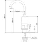 Кран-водонагреватель проточного типа РМС-ЭЛ03